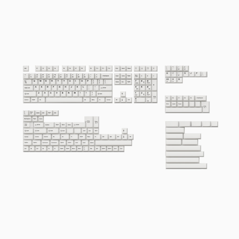 [리퍼브] 키크론 더블샷 Cherry 프로파일 PBT 키캡 풀세트