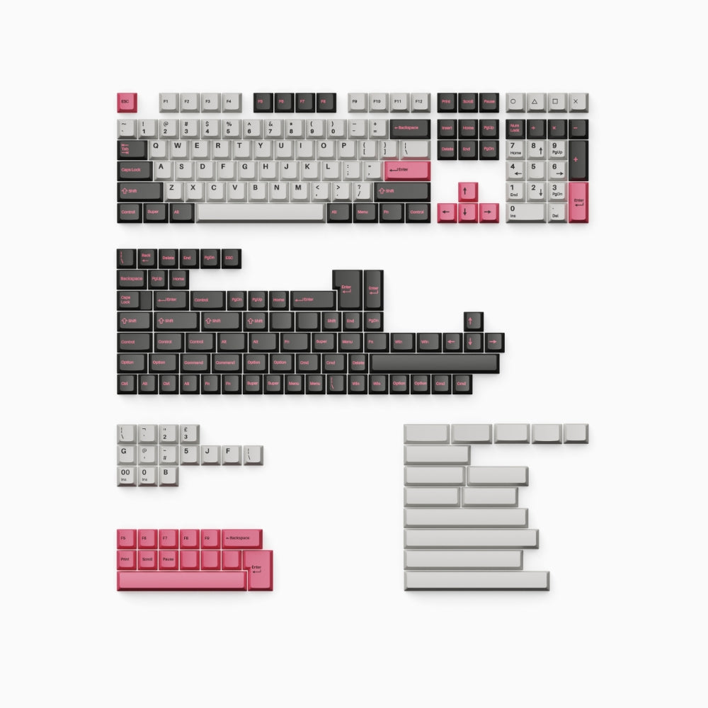[리퍼브] 키크론 더블샷 Cherry 프로파일 PBT 키캡 풀세트